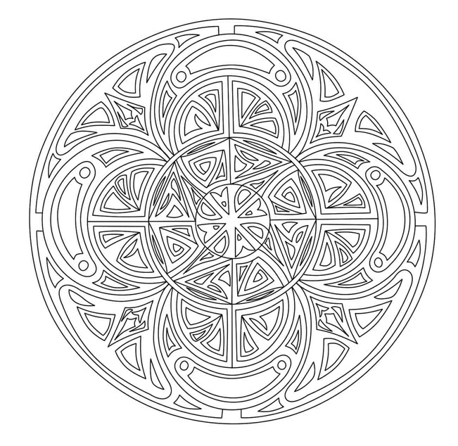 Free printable Art Therapy coloring page #23265 from Mandalas collection
