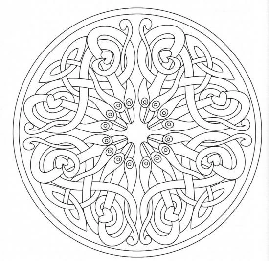 Free printable Art Therapy coloring page #23267 from Mandalas collection