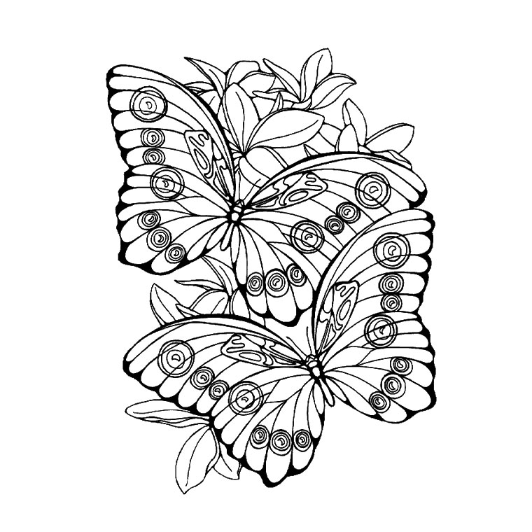 Butterfly Mandalas 117423 Mandalas – Printable coloring ...