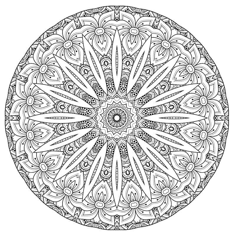 Free printable Difficult Mandalas coloring page #209903 from Mandalas collection Free printable Difficult Mandalas coloring page #209903 from Mandalas collection
