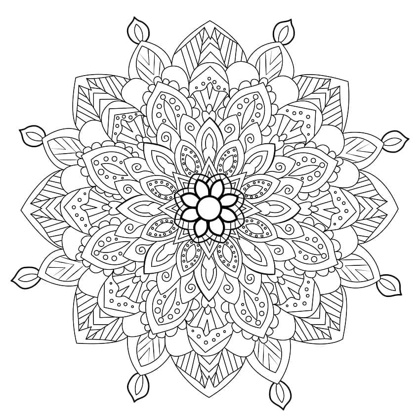 Free printable Difficult Mandalas coloring page #209907 from Mandalas collection Free printable Difficult Mandalas coloring page #209907 from Mandalas collection