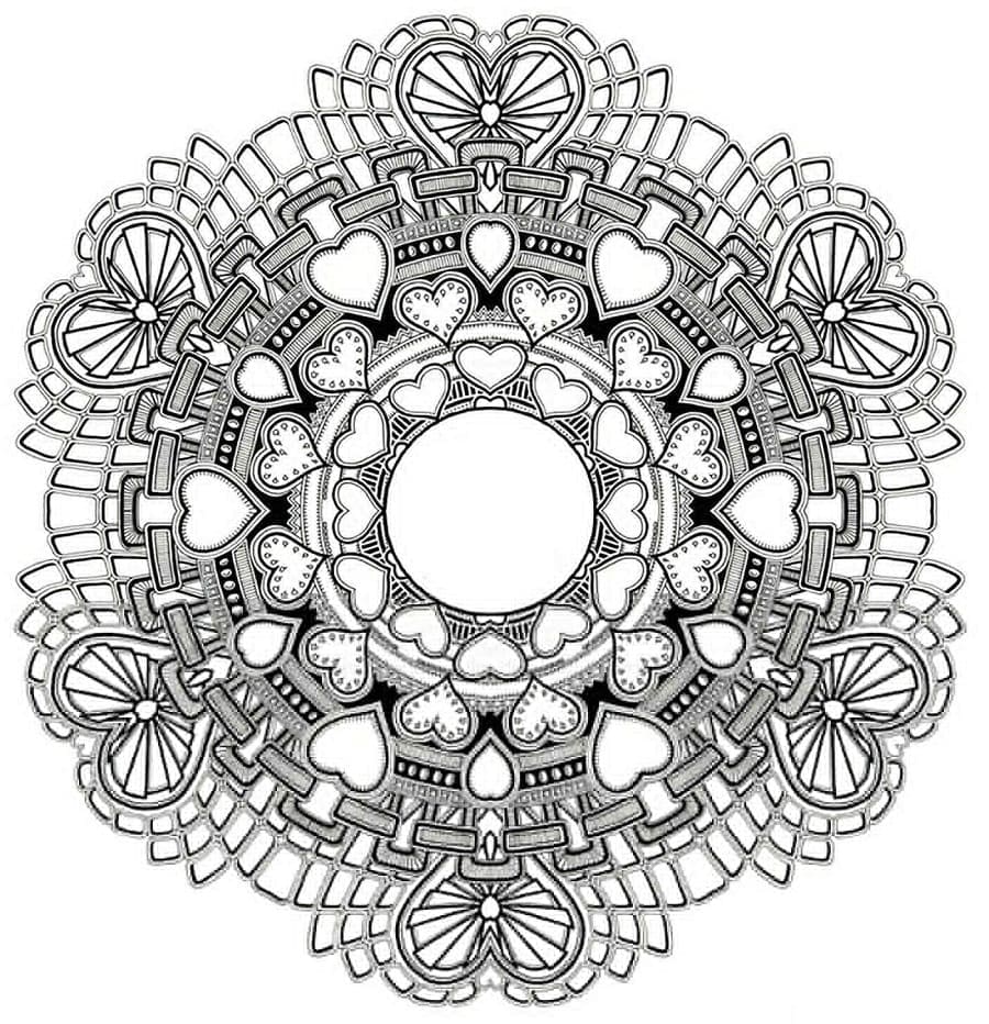Free printable Difficult Mandalas coloring page #209916 from Mandalas collection Free printable Difficult Mandalas coloring page #209916 from Mandalas collection