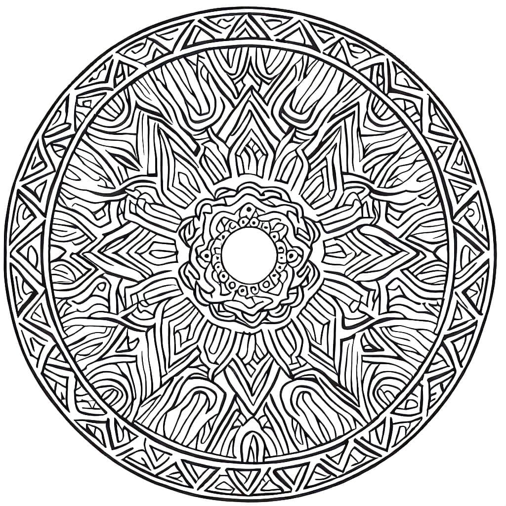 Free printable Difficult Mandalas coloring page #209922 from Mandalas collection Free printable Difficult Mandalas coloring page #209922 from Mandalas collection