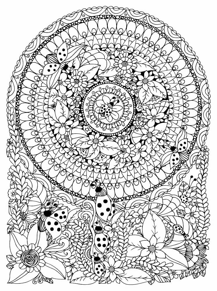 Free printable Difficult Mandalas coloring page #209924 from Mandalas collection