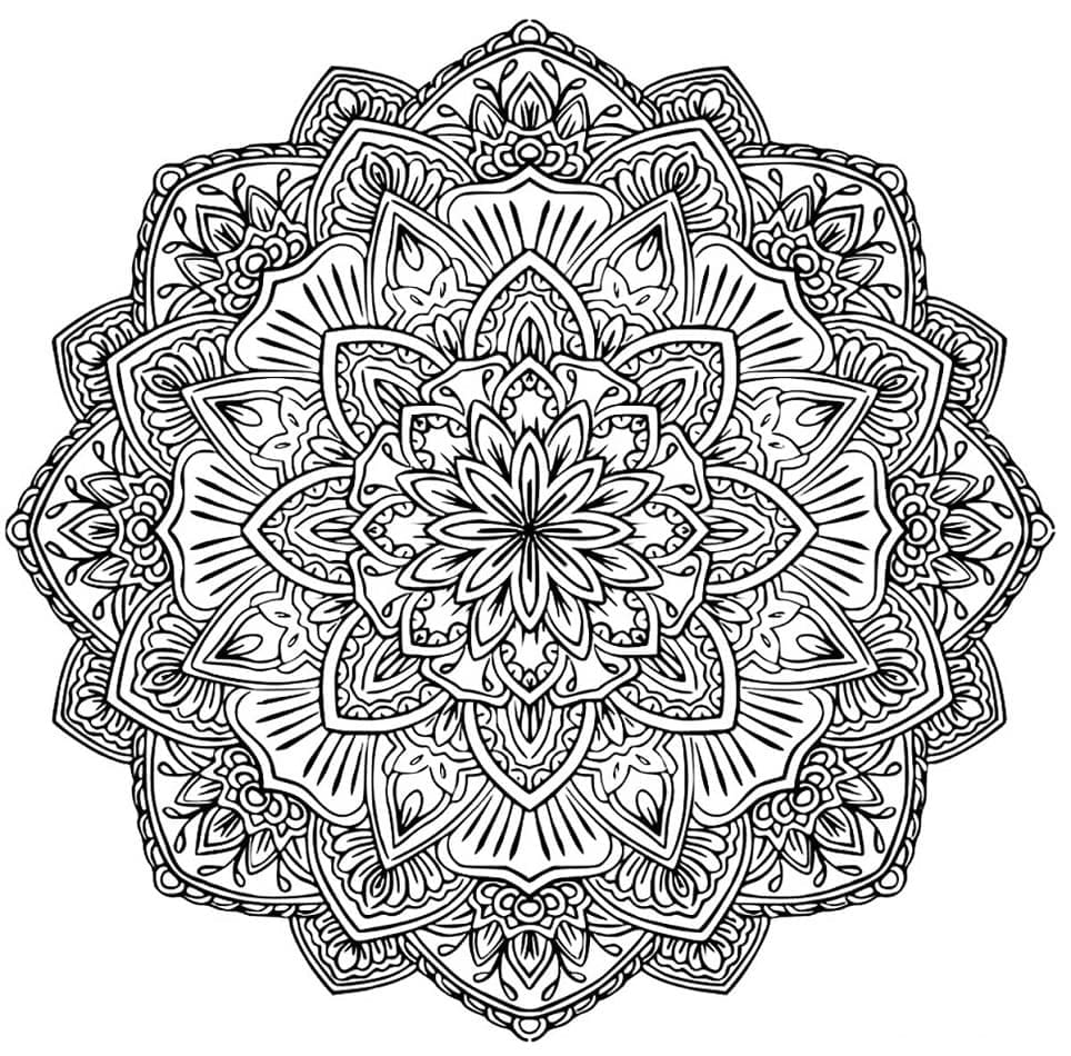 Free printable Difficult Mandalas coloring page #209934 from Mandalas collection