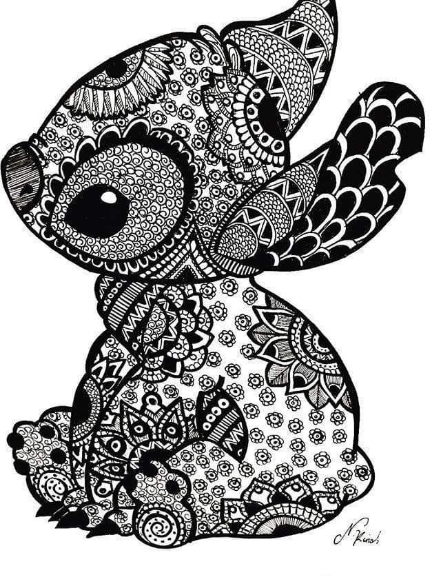 Coloring page: Disney Mandalas (Mandalas) #175284 - Free Printable Coloring Pages