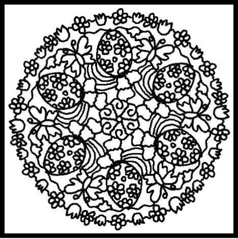 Coloring page: Flowers Mandalas (Mandalas) #117127 - Free Printable Coloring Pages