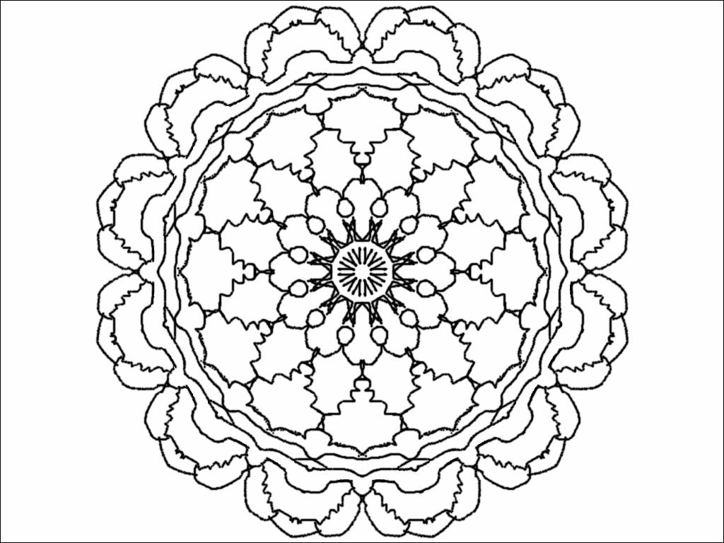 Coloring page: Flowers Mandalas (Mandalas) #117261 - Free Printable Coloring Pages