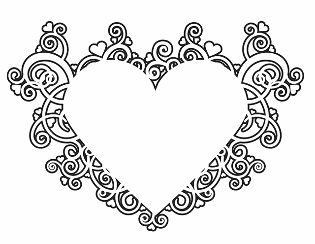 Coloring page: Heart Mandalas (Mandalas) #116728 - Free Printable Coloring Pages