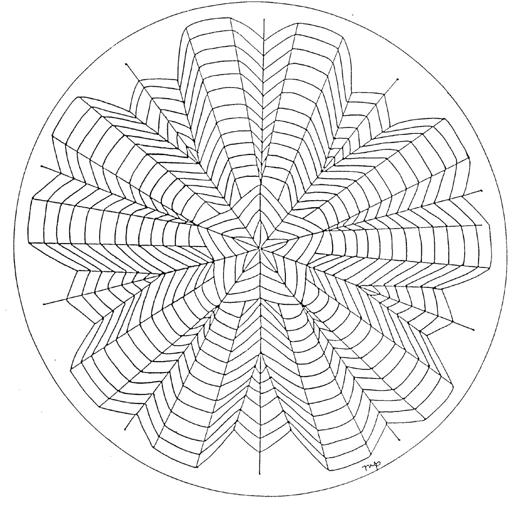 Coloring page: Mandalas (Mandalas) #22901 - Free Printable Coloring Pages