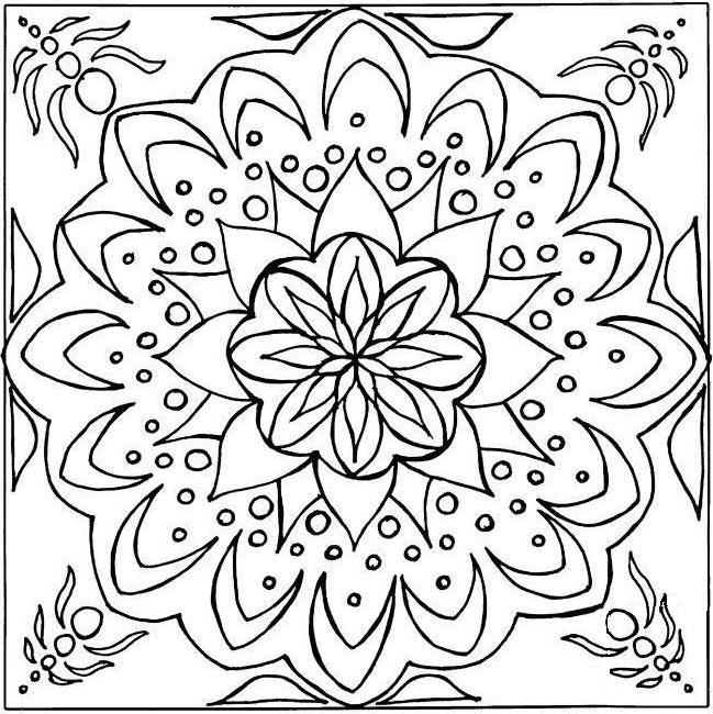 Coloring page: Mandalas (Mandalas) #23067 - Free Printable Coloring Pages