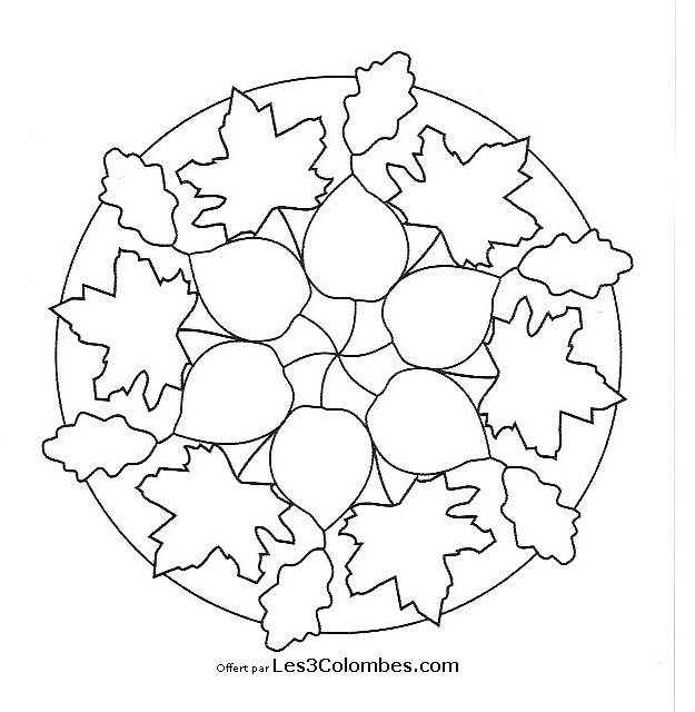 Coloring page: Mandalas for Kids (Mandalas) #124165 - Free Printable Coloring Pages