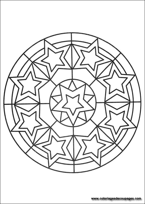 Coloring page: Mandalas for Kids (Mandalas) #124182 - Free Printable Coloring Pages