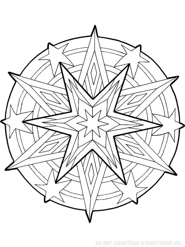 Coloring page: Mandalas for Kids (Mandalas) #124193 - Free Printable Coloring Pages