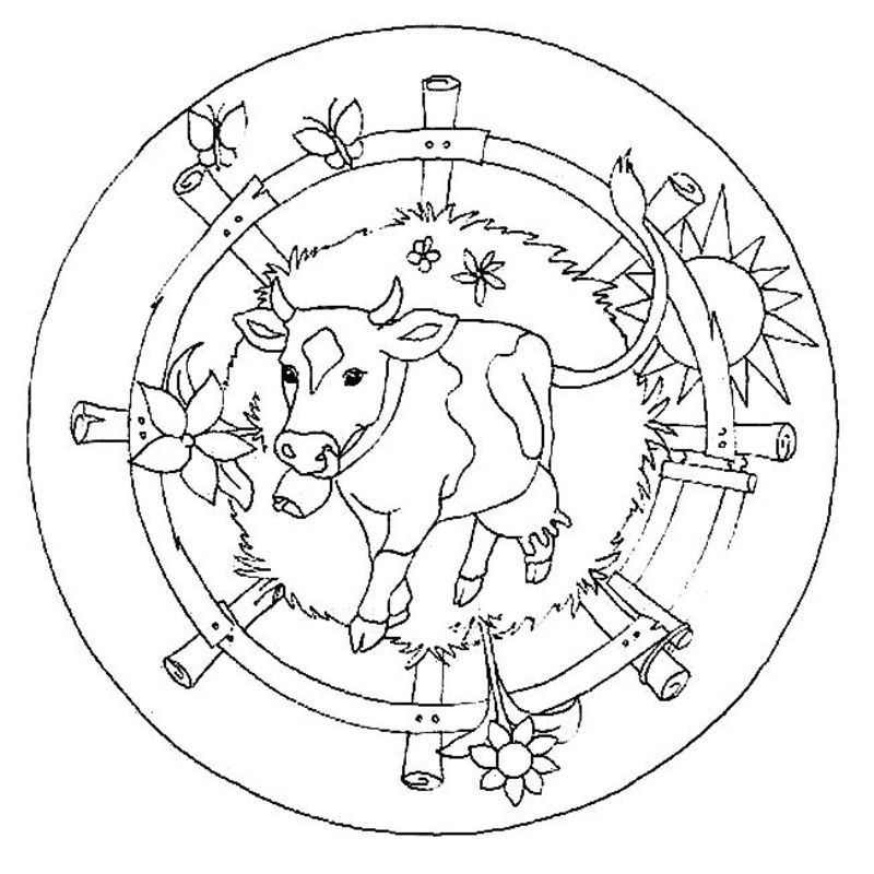 Coloring page: Mandalas for Kids (Mandalas) #124205 - Free Printable Coloring Pages