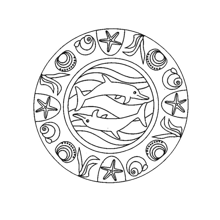 Coloring page: Mandalas for Kids (Mandalas) #124209 - Free Printable Coloring Pages