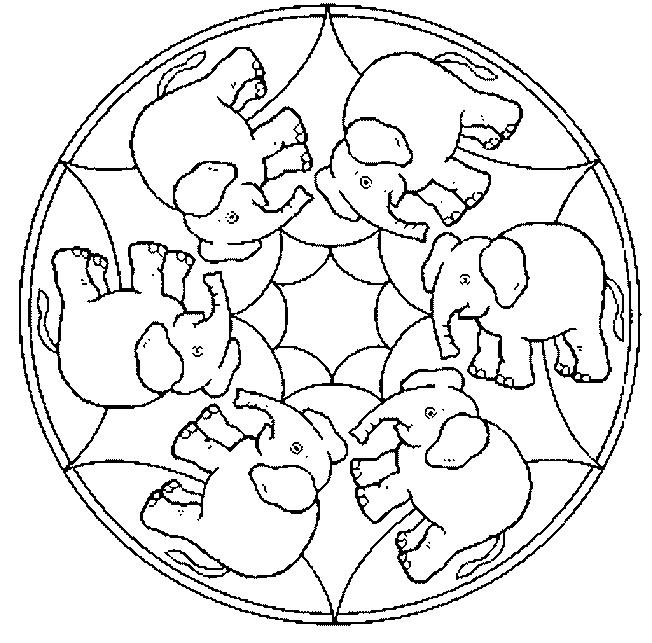 Drawing Mandalas for Kids #124240 (Mandalas) – Printable coloring pages