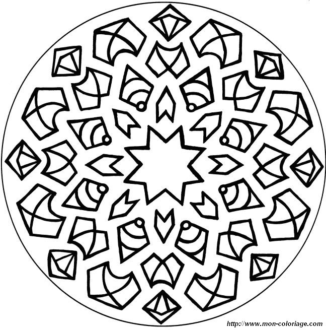 Coloring page: Mandalas for Kids (Mandalas) #124248 - Free Printable Coloring Pages