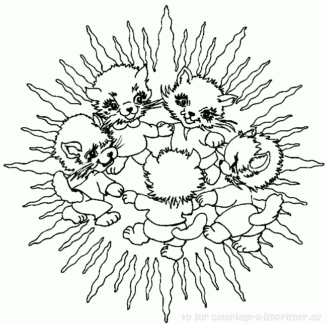 Coloring page: Mandalas for Kids (Mandalas) #124278 - Free Printable Coloring Pages