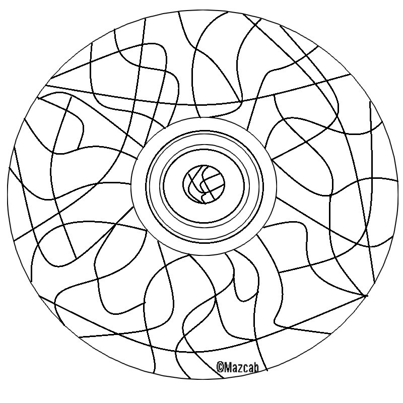 Coloring page: Mandalas for Kids (Mandalas) #124289 - Free Printable Coloring Pages