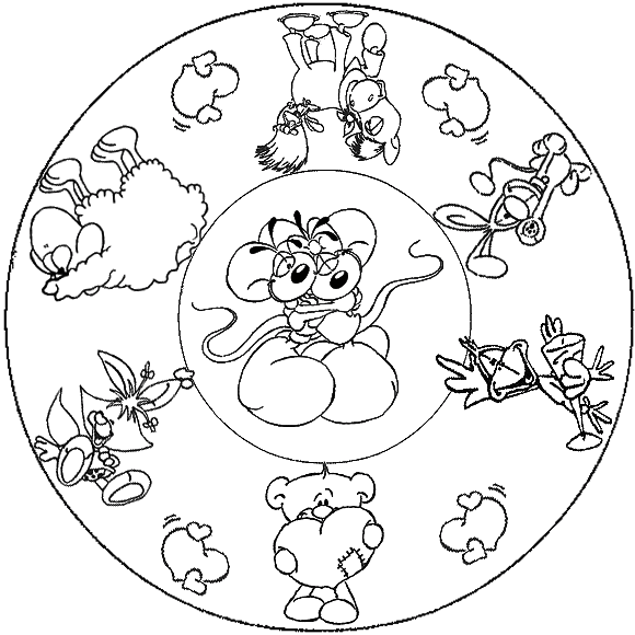 Coloring page: Mandalas for Kids (Mandalas) #124306 - Free Printable Coloring Pages