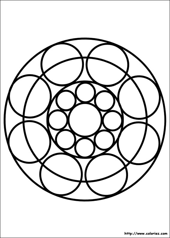 Coloring page: Mandalas for Kids (Mandalas) #124321 - Free Printable Coloring Pages