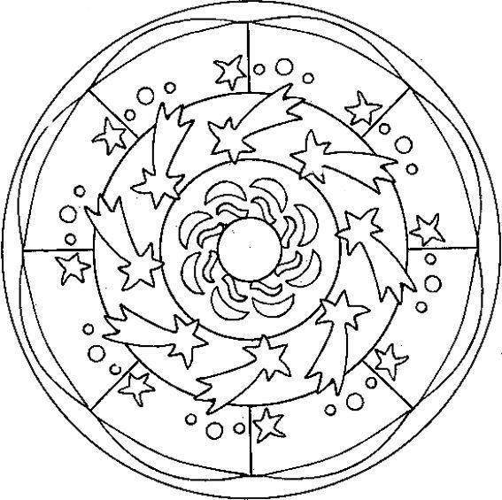 Coloring page: Mandalas for Kids (Mandalas) #124335 - Free Printable Coloring Pages