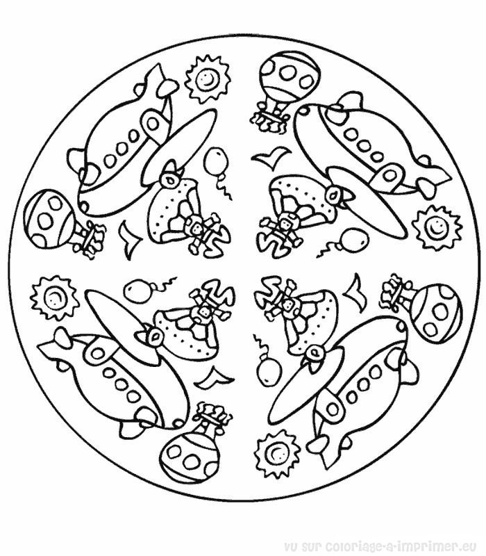 Coloring page: Mandalas for Kids (Mandalas) #124343 - Free Printable Coloring Pages