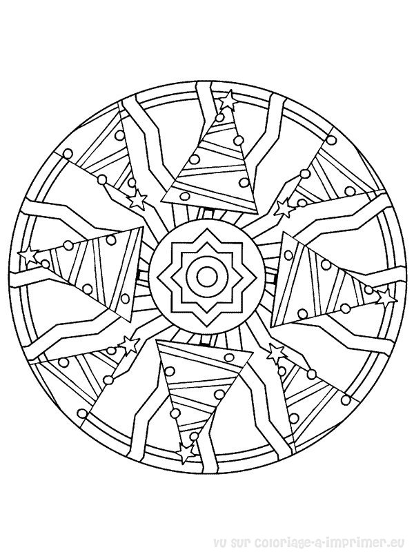 Coloring page: Mandalas for Kids (Mandalas) #124407 - Free Printable Coloring Pages