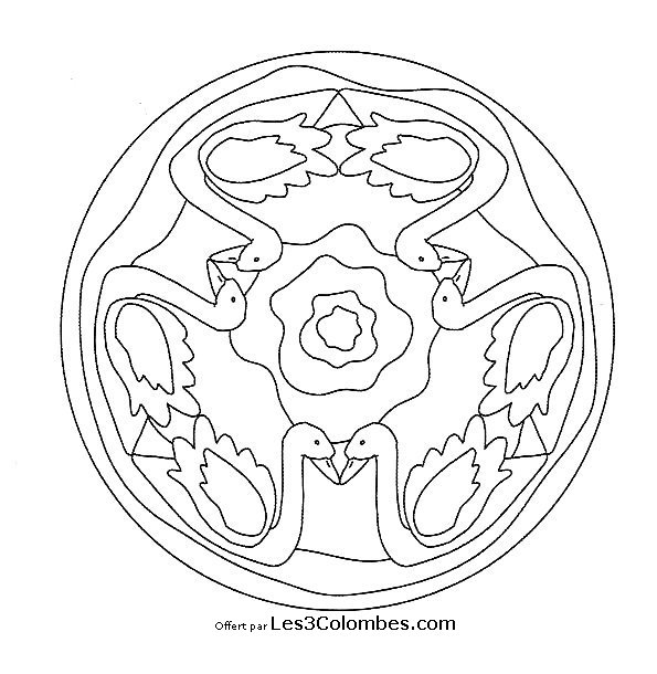 Coloring page: Mandalas for Kids (Mandalas) #124449 - Free Printable Coloring Pages