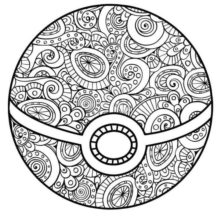 Coloring page: Pokemon Mandalas (Mandalas) #174023 - Free Printable Coloring Pages