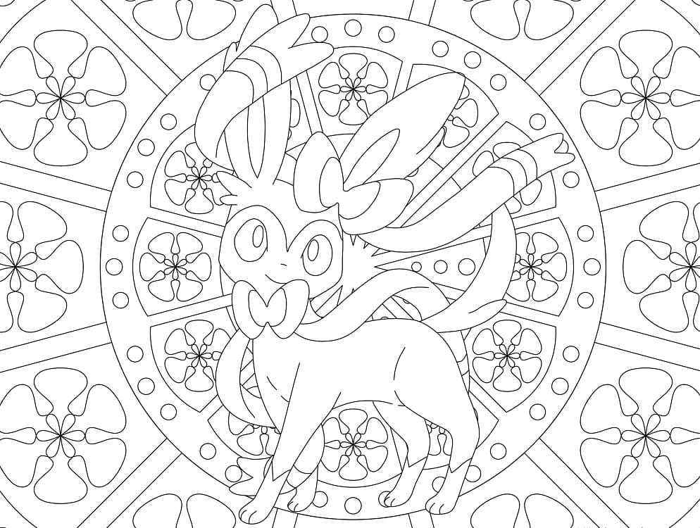 Free printable Pokemon Mandalas coloring page #174044 from Mandalas collection