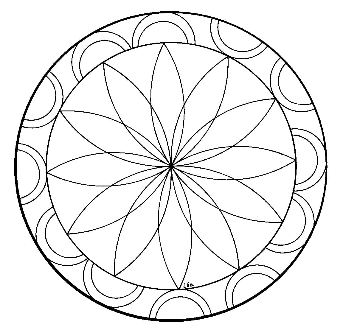 Free printable Rose Window coloring page #193017 from Mandalas collection Free printable Rose Window coloring page #193017 from Mandalas collection