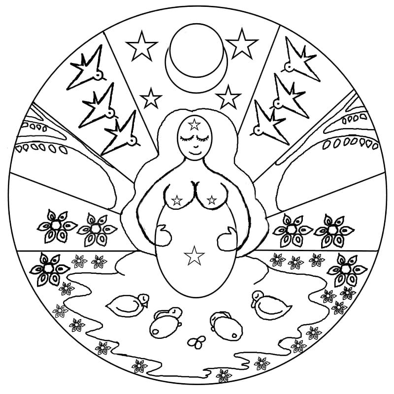 Free printable Spring Mandalas coloring page #175318 from Mandalas collection