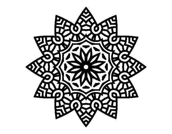 Coloring page: Star Mandalas (Mandalas) #117960 - Free Printable Coloring Pages