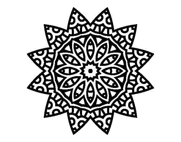 Coloring page: Star Mandalas (Mandalas) #117967 - Free Printable Coloring Pages