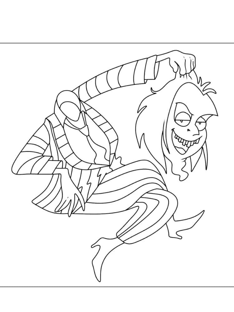 Free printable Beetlejuice coloring page #222024 from Movies and TV Shows collection