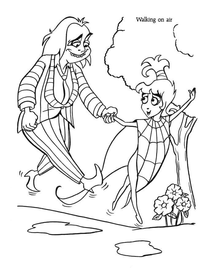 Free printable Beetlejuice coloring page #222029 from Movies and TV Shows collection