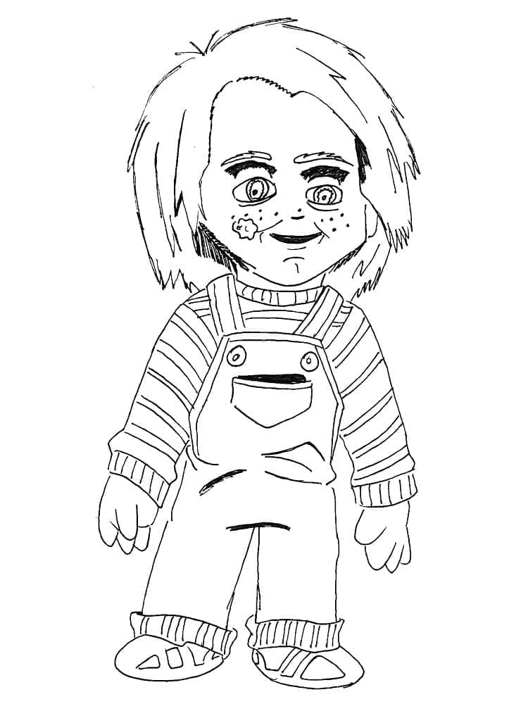 Coloring page: Chucky (Movies and TV Shows) #204117 - Free Printable Coloring Pages