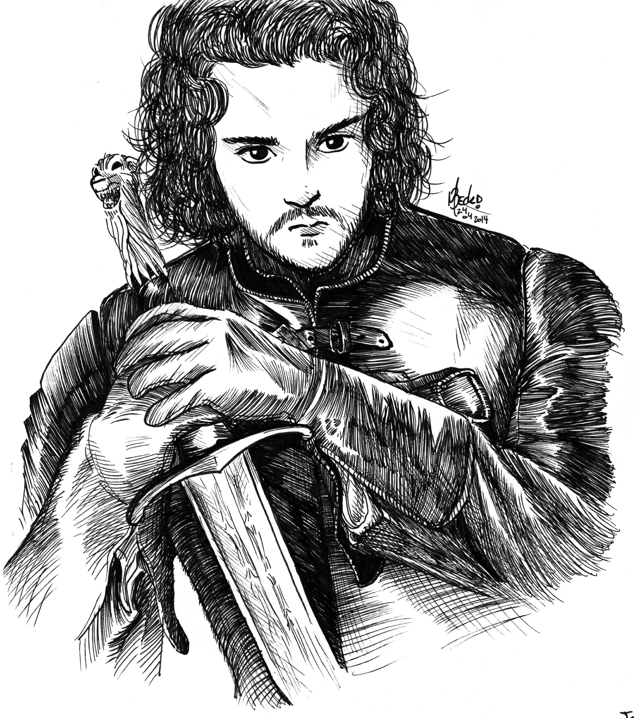 Coloring page: Game of Thrones (Movies and TV Shows) #151773 - Free Printable Coloring Pages