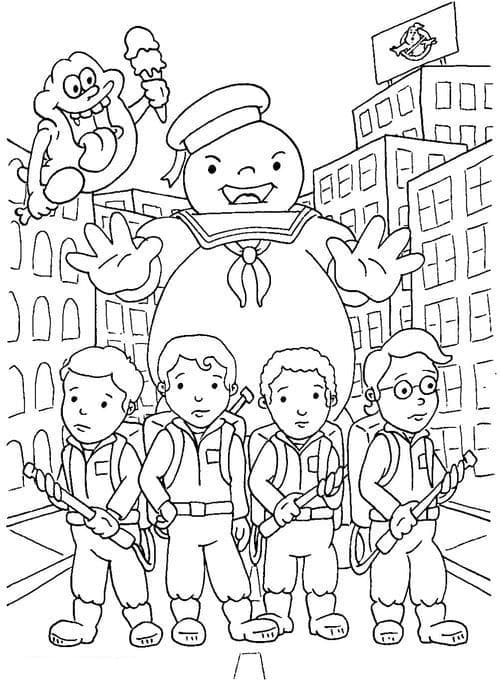 Free printable Ghostbuster coloring page #192762 from Movies and TV Shows collection