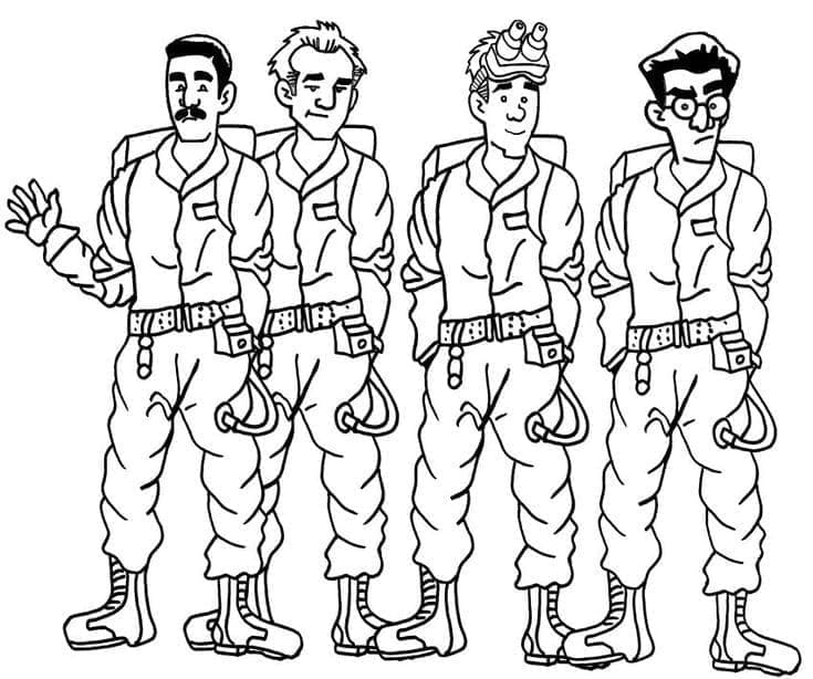 Free printable Ghostbuster coloring page #192780 from Movies and TV Shows collection