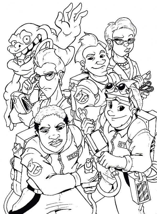 Free printable Ghostbuster coloring page #192791 from Movies and TV Shows collection