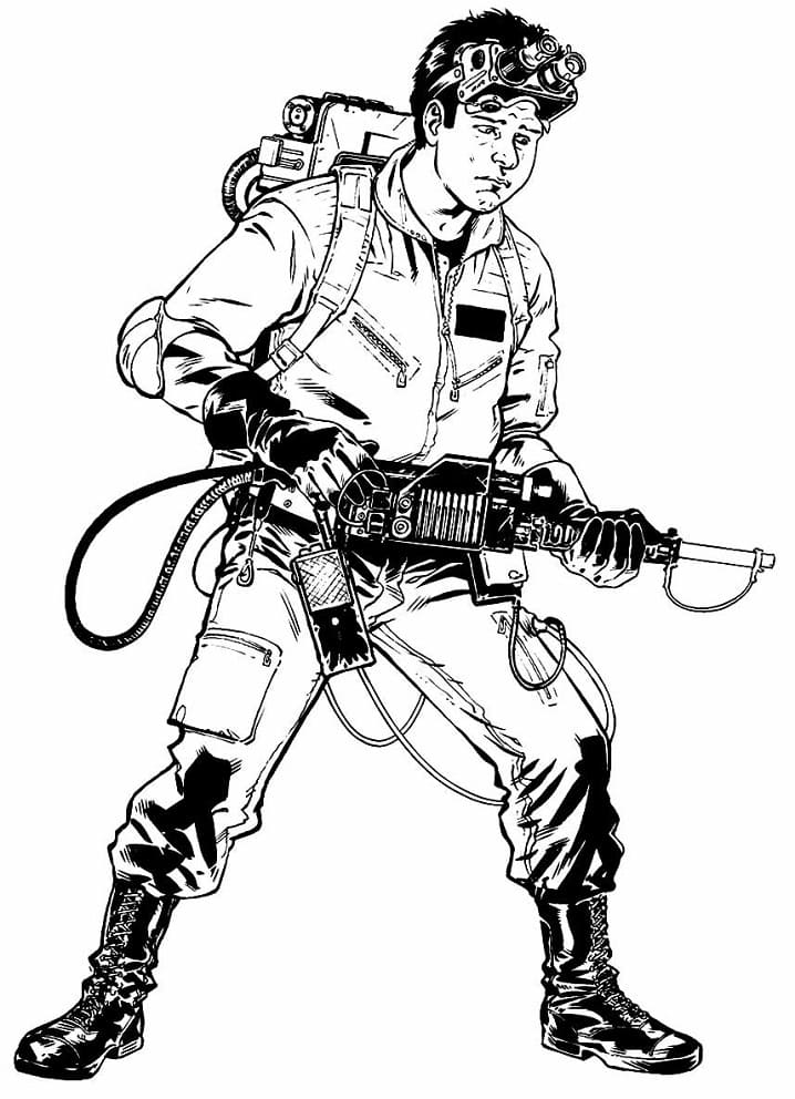 Free printable Ghostbuster coloring page #192804 from Movies and TV Shows collection