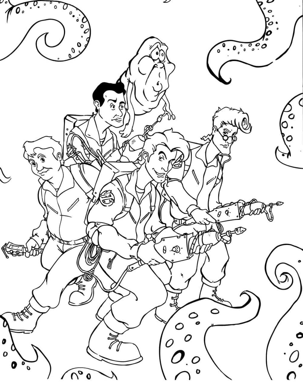 Free printable Ghostbuster coloring page #192812 from Movies and TV Shows collection