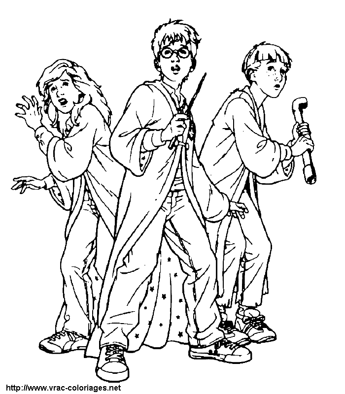 Coloring page: Harry Potter (Movies and TV Shows) #69511 - Free Printable Coloring Pages