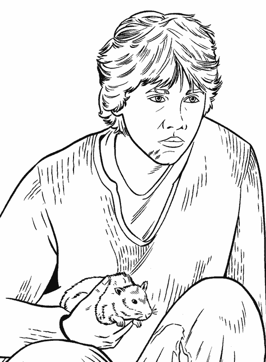 Coloring page: Harry Potter (Movies and TV Shows) #69622 - Free Printable Coloring Pages