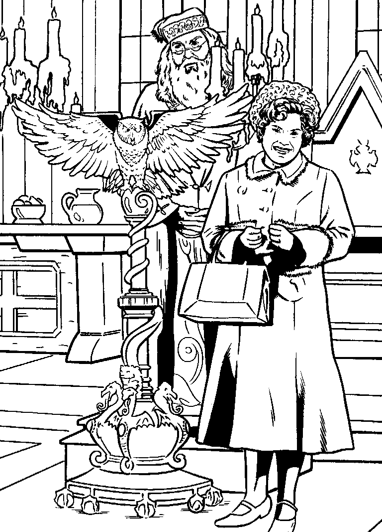 Coloring page: Harry Potter (Movies and TV Shows) #69627 - Free Printable Coloring Pages