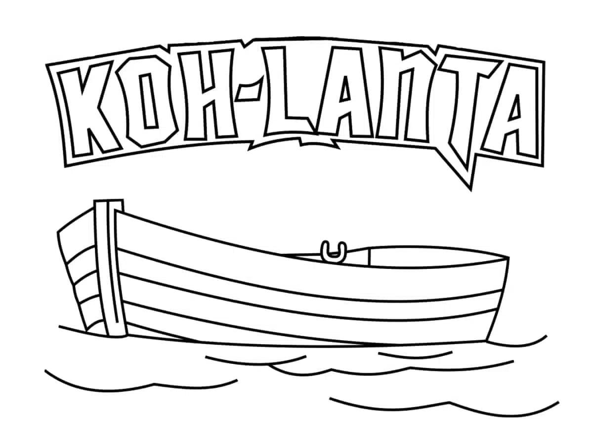 Coloring page: Koh Lanta (Movies and TV Shows) #214351 - Free Printable Coloring Pages