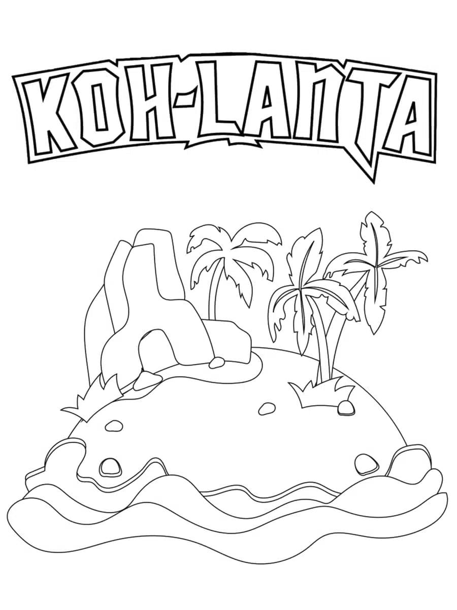 Coloring page: Koh Lanta (Movies and TV Shows) #214363 - Free Printable Coloring Pages